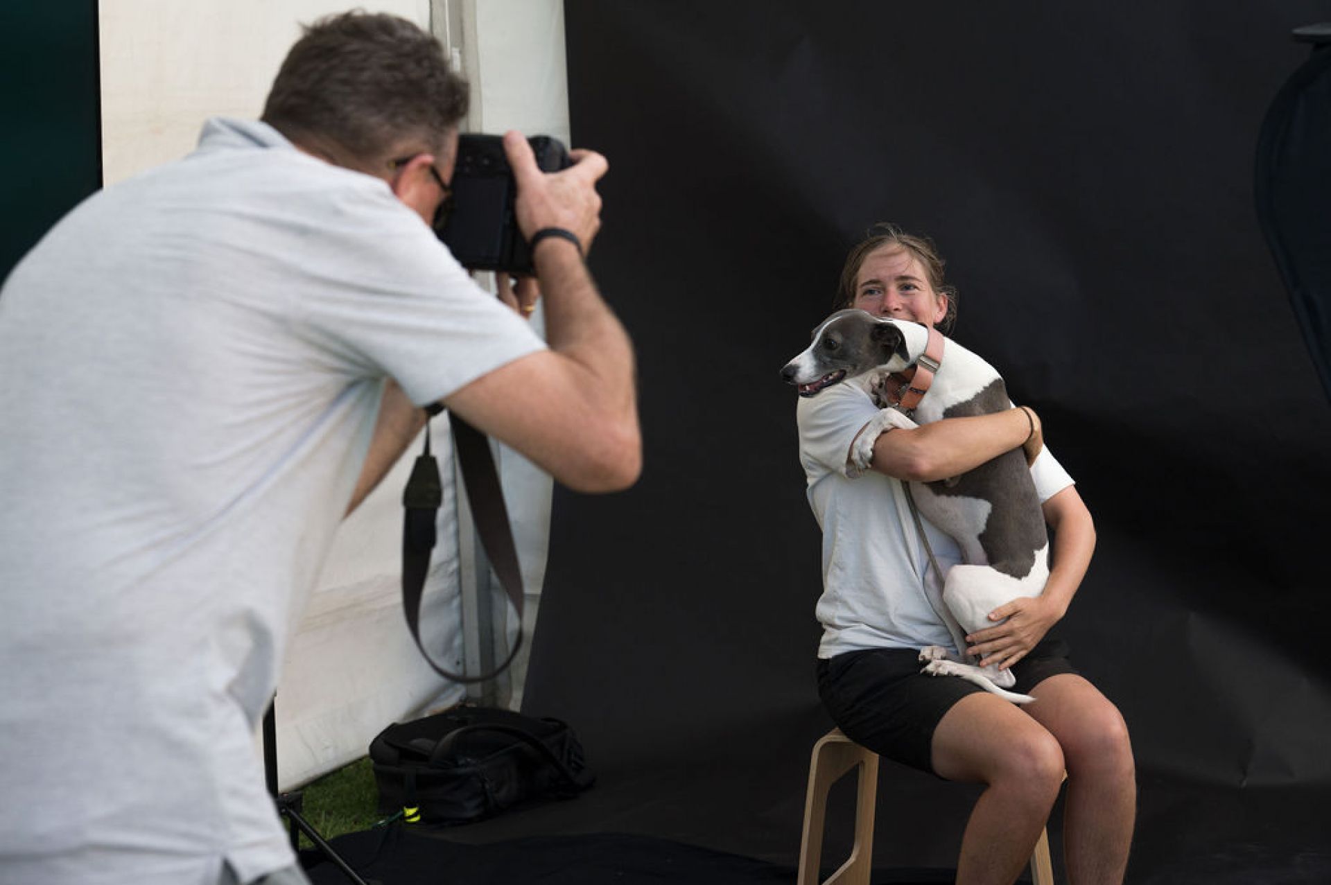 Pet photography at Dockside